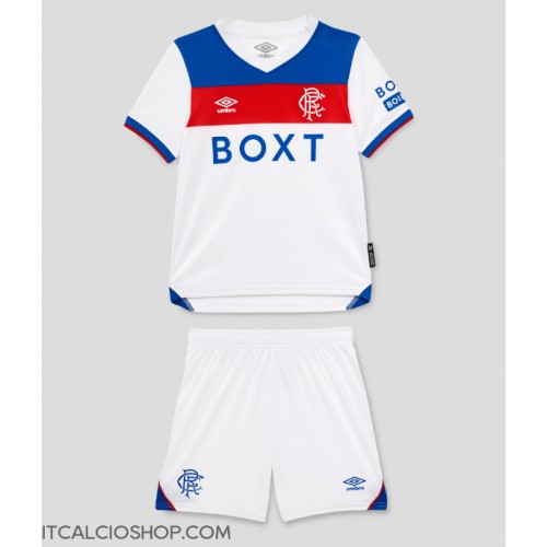 Rangers Seconda Maglia Bambino 2025-26 Manica Corta (+ Pantaloni corti)